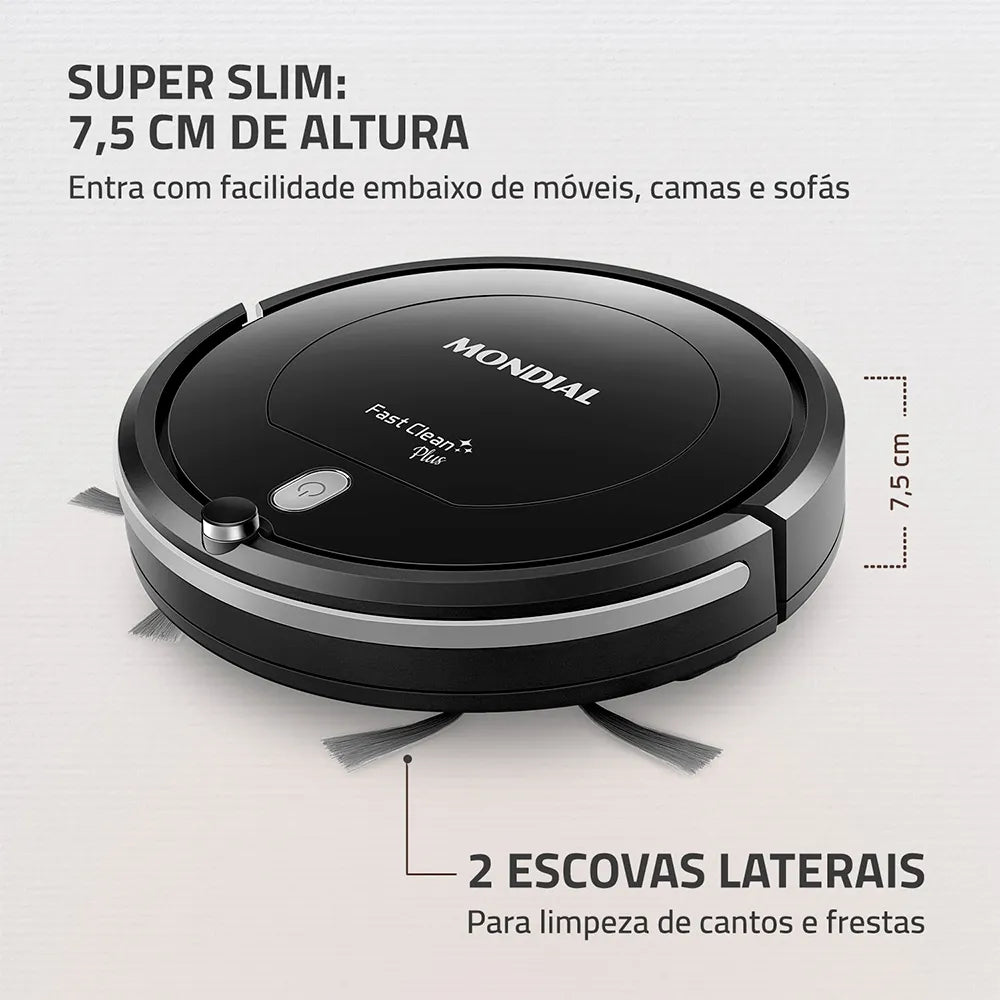 Aspirador Robo Fast Clean 30%Off mais Frete Grátis