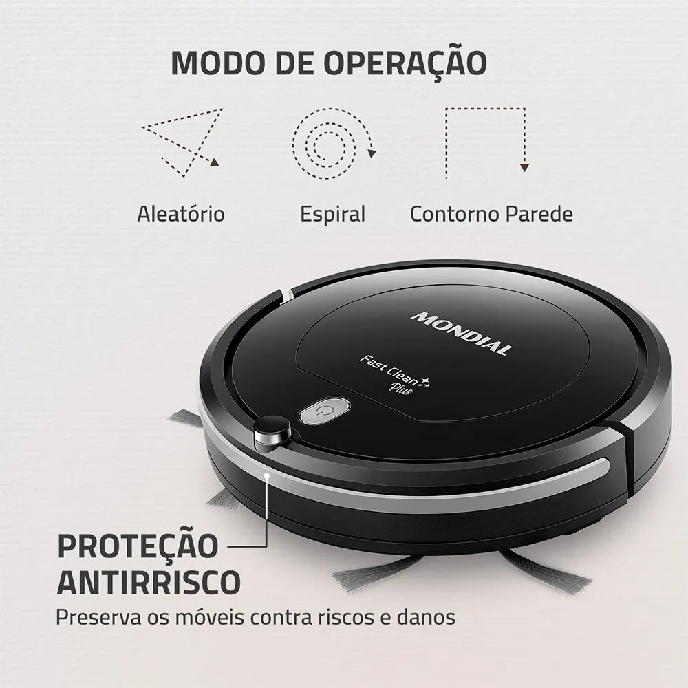 Aspirador Robo Fast Clean 30%Off mais Frete Grátis