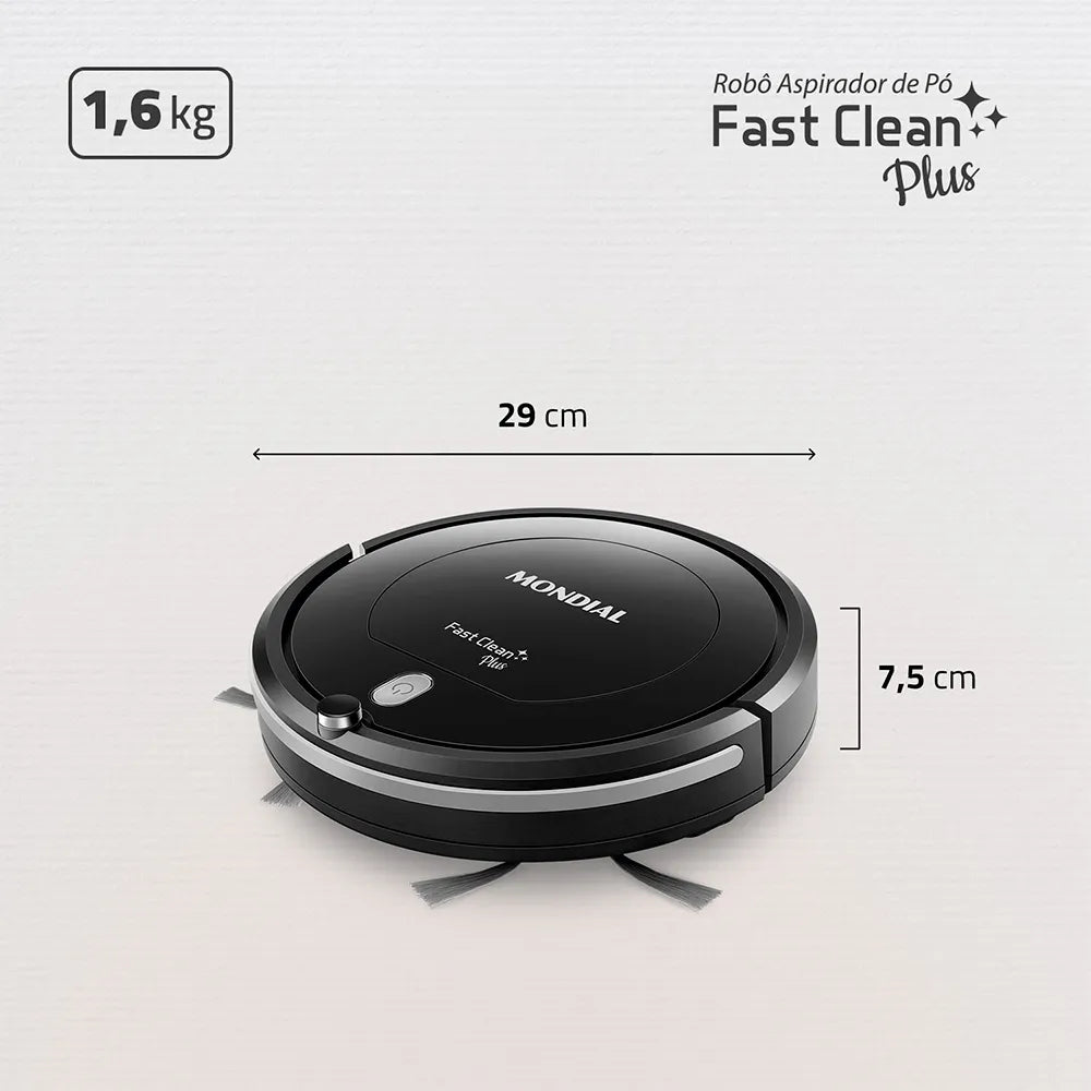 Aspirador Robo Fast Clean 30%Off mais Frete Grátis