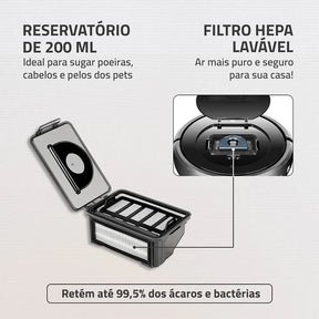 Aspirador Robo Fast Clean 30%Off mais Frete Grátis