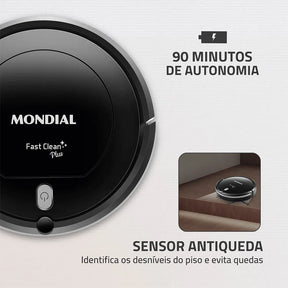 Aspirador Robo Fast Clean 30%Off mais Frete Grátis