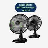 Ventilador Super Power Mondial - Kit com 2 Ventiladores - pague 1 e Leve 2